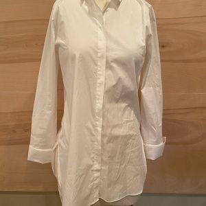 J crew white shirt size 4